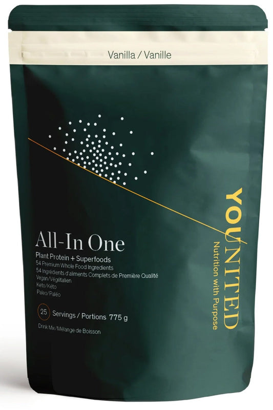 YOUNITED All in One Plant Protein+ Superfood (Vanilla - 775 g)