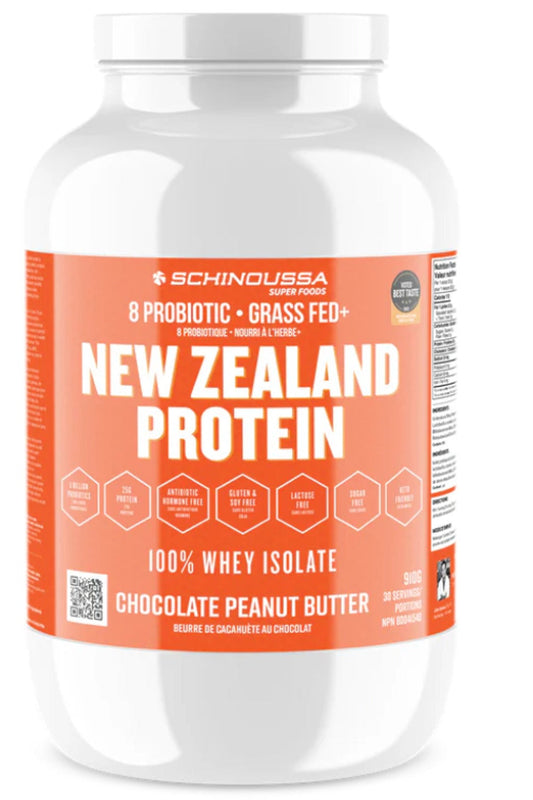 SCHINOUSSA NZ Whey Isolate + Probiotics (Peanut Butter Chocolate - 910 gr)