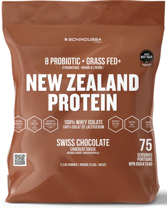 SCHINOUSSA NZ Whey Isolate + Probiotics (Swiss Chocolate - 2.3 kg)