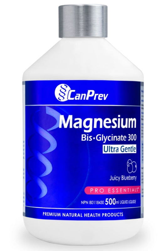 CANPREV Magnesium Bis·Glycinate 300 Ultra Gentle (Juicy Blueberry - 500 ml)