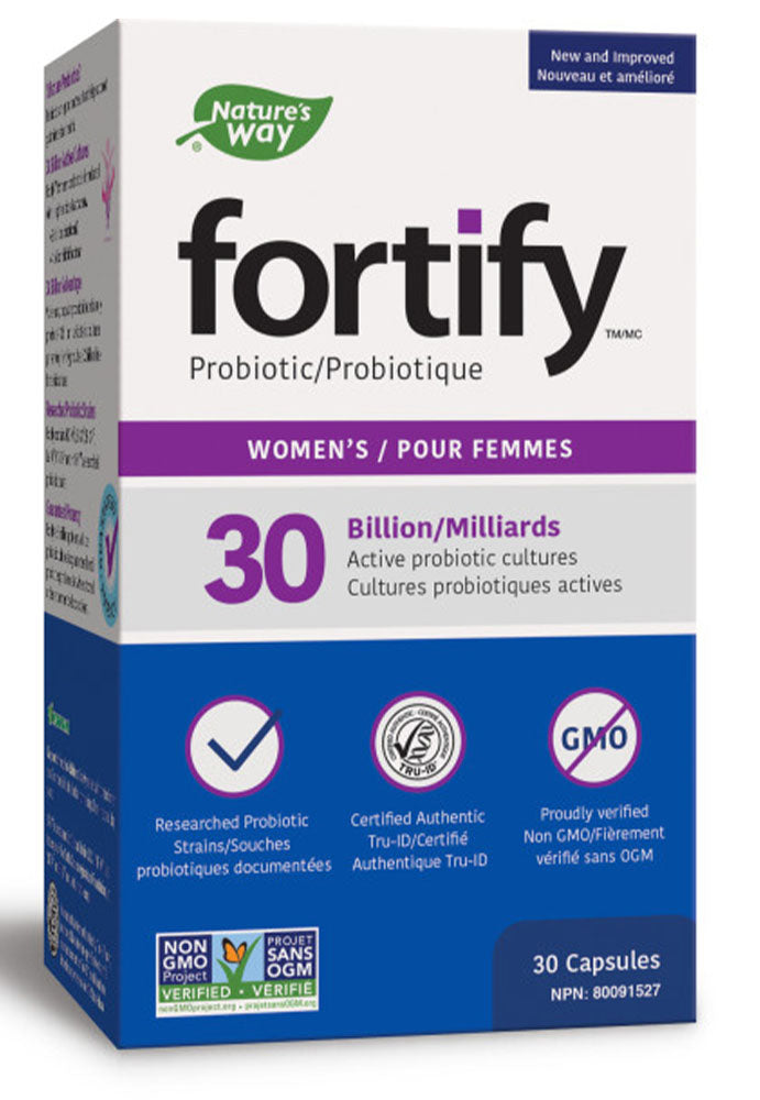 NATURE'S WAY Fortify Women’s Probiotic (30 Billion - 30 veg caps)