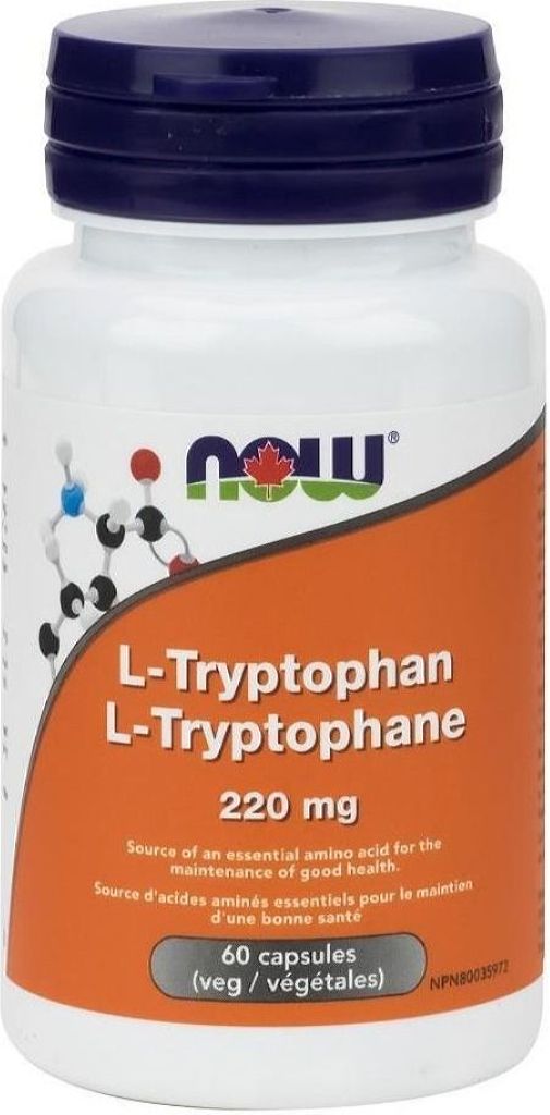 NOW L-Tryptophan (20mg - 60 veg caps)