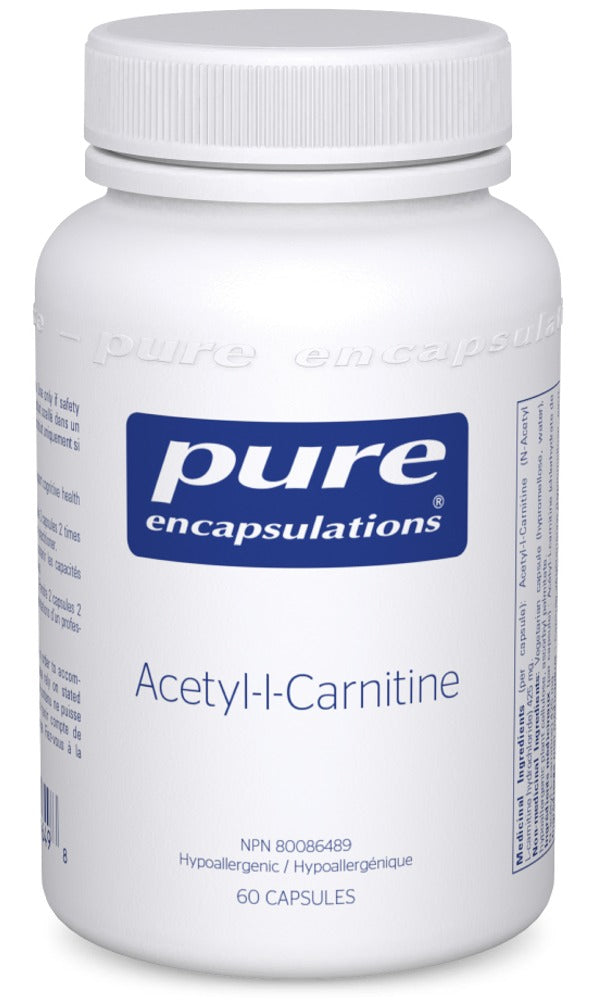 PURE ENCAPSULATIONS Acetyl-l-Carnitine (60 caps)