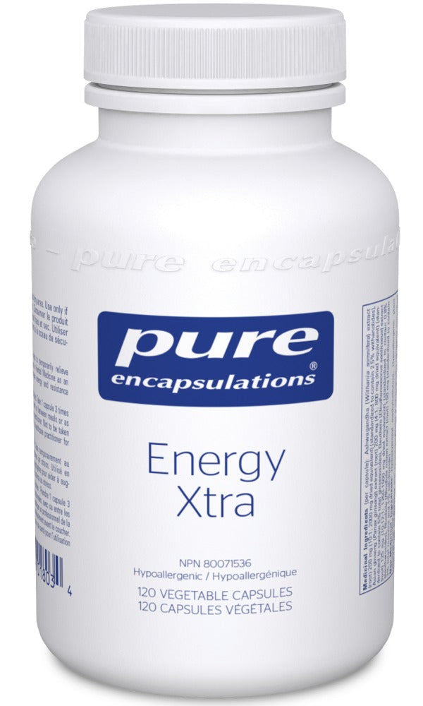 PURE ENCAPSULATIONS Energy Xtra (120 veg caps)