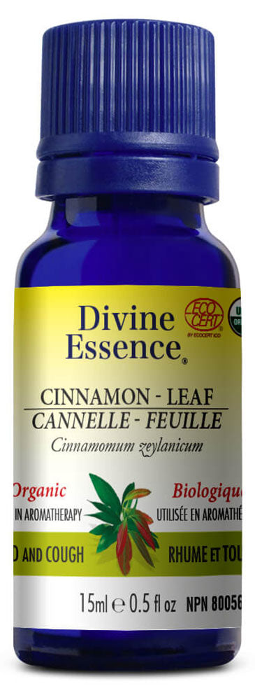 DIVINE ESSENCE Cinnamon - Leaf (Organic - 15 ml)