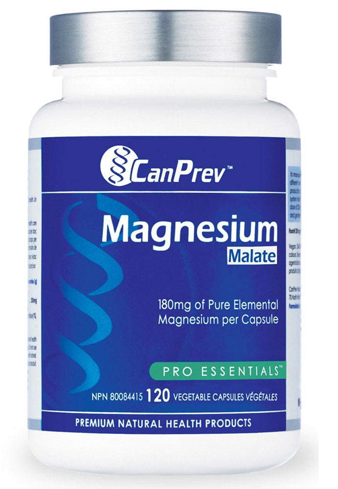 CANPREV Magnesium Malate (120 veg caps)