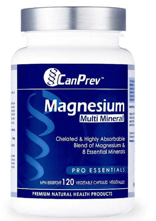 CANPREV Magnesium Multi Mineral (120 veg caps)